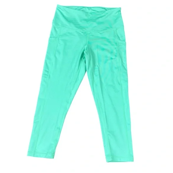 Z by Zella Mint Green High Rise Capri Leggings Size Small - Picture 1 of 3